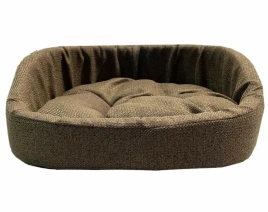 Лежак Homepet Espresso для домашних животных, Жаккард Krona №1, 43 см х 38 см х 15 см