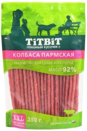 Лакомство Titbit колбаса пармская для собак, 350 г