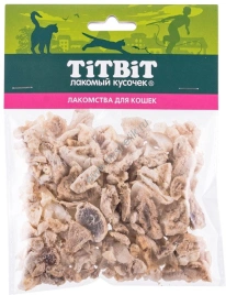 Лакомство Titbit легкое говяжье для кошек, мягкая упаковка, 8 г
