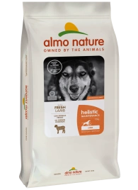 Сухой корм Almo Nature Lamb & Rice для взрослых собак крупных пород со свежим ягненком и коричневым рисом, 12 кг