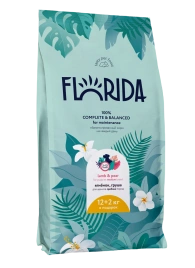 Сухой корм FLORIDA Medium Puppy Lamb & Pear для щенков средних пород, с ягненком и грушей, 14 кг