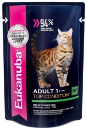 Влажный корм Eukanuba Top Condition Beef для взрослых кошек, с говядиной, 85 г