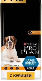 Сухой корм PRO PLAN Chicken для взрослых собак крупных пород с мощным телосложением, с высоким содержанием курицы, 18 кг