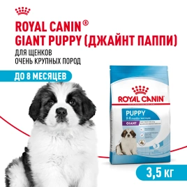 Сухой корм Royal Canin Giant Puppy для щенков, 3,5 кг