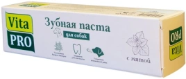 Паста зубная Vita Pro для собак, с мятой, 75 мл