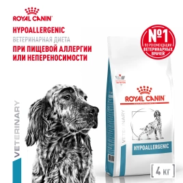 Сухой корм Royal Canin Hypoallergeniс для собак, 4 кг