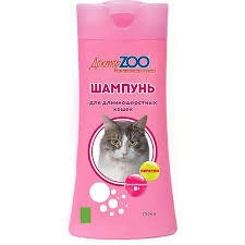 Шампунь Доктор Zoo для длинношерстных кошек с провитамином В5, 250 мл