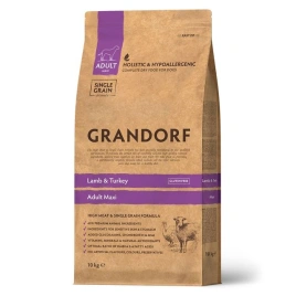 Сухой корм Grandorf Turkey Maxi Индейка для взрослых собак крупных пород, 10 кг