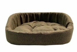 Лежак Homepet Espresso для домашних животных, Жаккард Krona №3, 57 см х 45 см х 17 см