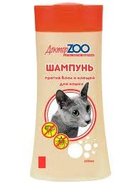 Шампунь Доктор Zoo для кошек, антипаразитарный, 250 мл