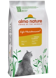 Сухой корм Almo Nature Turkey & Rice для взрослых кошек со свежей индейкой и коричневым рисом, 12 кг