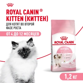 Сухой корм Royal Canin Kitten для котят, 1,2 кг