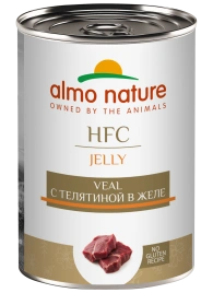 Влажный корм Almo Nature Veal для собак телятиной в желе, 340 г