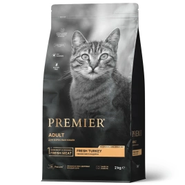 Сухой корм Premier Cat Turkey Adult для взрослых кошек, с индейкой, 2 кг