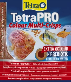 Корм для рыб Tetra PRO Colour Multi Crisps высококачественный для всех видов декоративных рыб усиление и насыщенность красок, 12 г