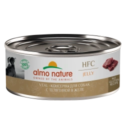 Влажный корм Almo Nature Veal для собак телятиной в желе, 100 г