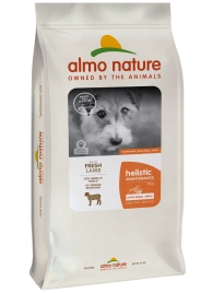Сухой корм Almo Nature Lamb & Rice для взрослых собак малых пород со свежим ягненком и коричневым рисом, 12 кг