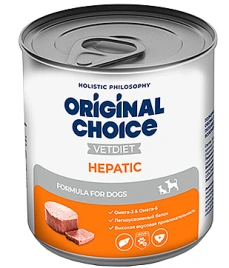 Влажный корм ORIGINAL CHOICE Veterinary Diet Hepatic Dog & Puppy, 525 г