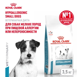 Сухой корм Royal Canin Hypoallergenic Small Dogs для собак, 3,5 кг
