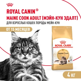 Сухой корм Royal Canin Maine Coon для кошек, 4 кг