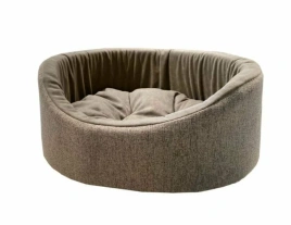 Лежак Homepet для домашних животных, Жаккард Rosy grey №4 розово-серый, 64 см х 50 см х 18 см