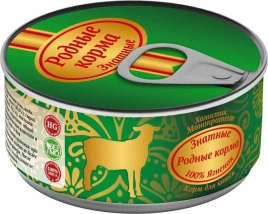 Влажный корм Родные корма знатные Lamb для кошек, с ягненком, 100 г