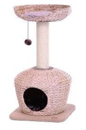 Игровая площадка NOBBY Citali для кошек, светло коричневая, 40 см х 40 см х 75 см