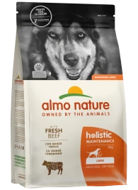 Сухой корм Almo Nature Beef & Rice для взрослых собак крупных пород со свежей говядиной и коричневым рисом, 2 кг