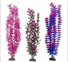 Растение Penn-Plax Aqua-Plants цветное, 3 шт, 41 см