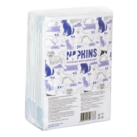 Пеленки для собак, целлюлозные впитывающие, 10 шт, 60 см х 40 см
