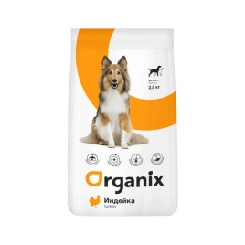 Сухой корм Organix Adult Turkey для собак, с индейкой для чувствительного пищеварения, 12 кг