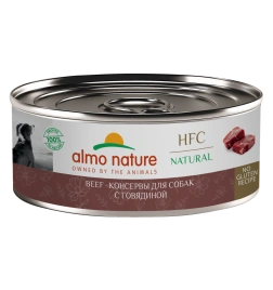 Влажный корм Almo Nature Beef для собак, с говядиной, 100 г