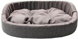 Лежак Homepet Silver для домашних животных, Жаккард Krona №1, 43 см х 38 см х 15 см