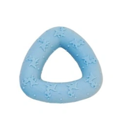 Игрушка Homepet Foam TPR Puppy для собак, треугольник голубой, 7,2 см