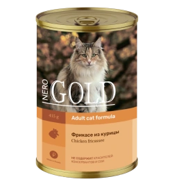 Влажный корм Nero Gold Chicken для кошек "Фрикасе из курицы", 415 г