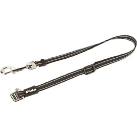 Адаптер Fida Dual Leash для рулетки с лентой для второй собаки черный с белой строчкой
