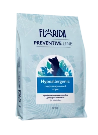 Сухой корм FLORIDA Hypoallergeniс для собак при пищевой аллергии, 10 кг