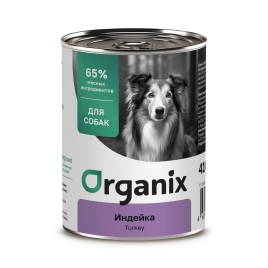 Влажный корм Organix Preventive Line Turkey для собак, с индейкой, 410 г