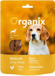 Лакомство Organix для собак «Нарезка утиного филе»