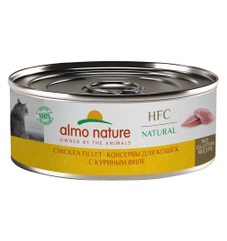 Влажный корм Almo Nature Chicken для кошек, с куриным филе, 100 г
