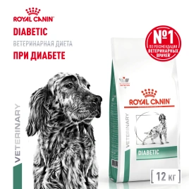 Сухой корм Royal Canin Diabetiс для собак, 12 кг