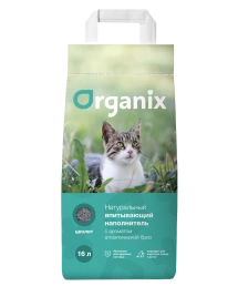 Наполнитель Organix для кошачьего туалета, впитывающий для кошачьего туалета, с ароматом атлантического бриза, 16 л