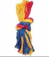 Игрушка Зооник канат с одним узлом, диаметр 16 мм, 12-14 см