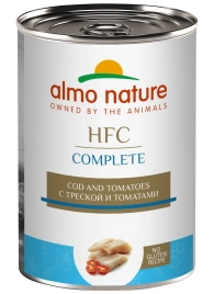 Влажный корм Almo Nature Cod & Tomato для собак, с треской и томатами, 340 г