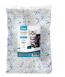 Наполнитель Napkins для кошачьего туалета, силикагелевый впитывающий, без отдушки, 3.8 л