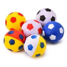 Игрушка NOBBY для собак, дисплей, мяч футбольный, 48 шт, 4,6 см