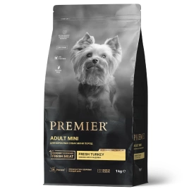 Сухой корм Premier Dog Turkey Adult Mini для собак мелких пород, с индейкой, 1 кг