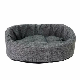 Лежак Homepet для домашних животных, Жаккард Wool №2 серый, 49 см х 43 см х 17 см