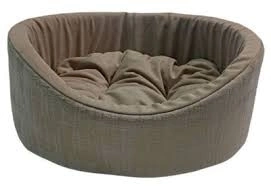 Лежак Homepet Indigo Mocco для домашних животных, №1 коричнево-золотистый, 43 см х 38 см х 15 см фото 1
