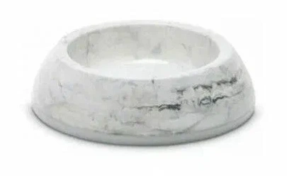 Миска SAVIC Delice Cat Marble для животных, мраморно-серый белый пластик, 0,2 л фото 1